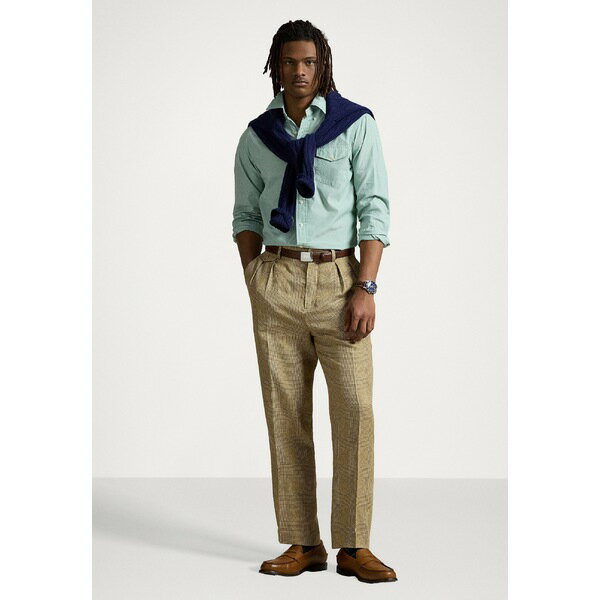 ラルフローレン メンズ シャツ トップス LONG SLEEVE SPORT SHIRT - Shirt - fatigue white