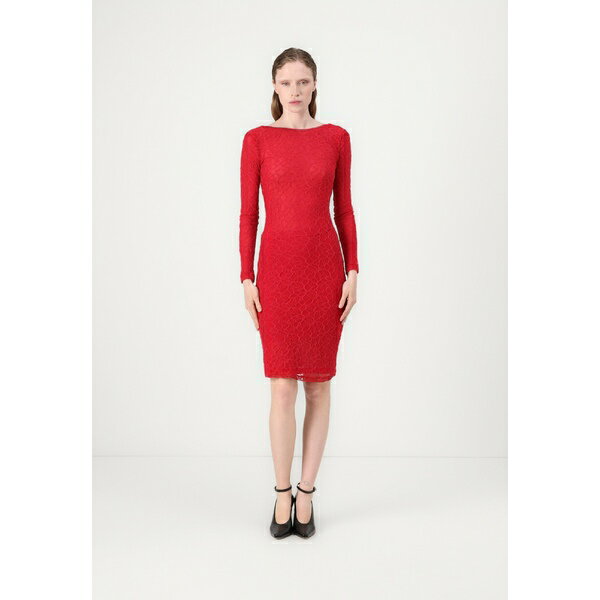 ԥ ǥ ԡ ȥåץ AARON ABITO STRECH - Day dress - rosso salsa
