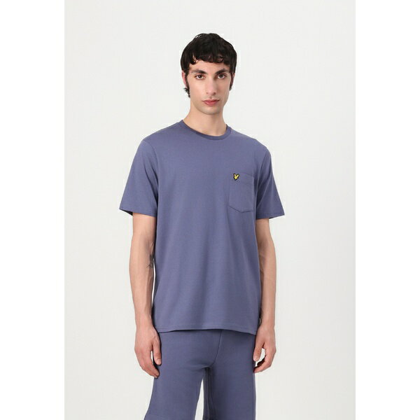饤륢ɥå  T ȥåץ POCKET - Basic T-shirt - cool indigo