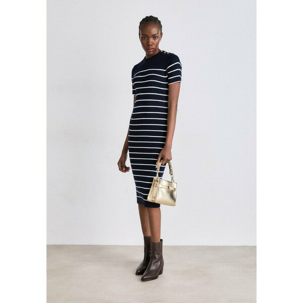 ガント レディース ワンピース トップス BRETON DRESS - Jumper dress - evening blue
