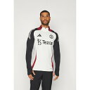 アディダス メンズ バスケットボール スポーツ MANCHESTER UNITED TIRO - Long sleeved top - off white/bl...