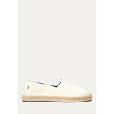 ラルフローレン メンズ スニーカー シューズ CEVIO WASHED CANVAS ESPADRILLE - Espadrilles - cream