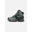 サロモン メンズ バスケットボール スポーツ QUEST 4 GORE TEX W - Hiking shoes - slate/trooper/opal bl...