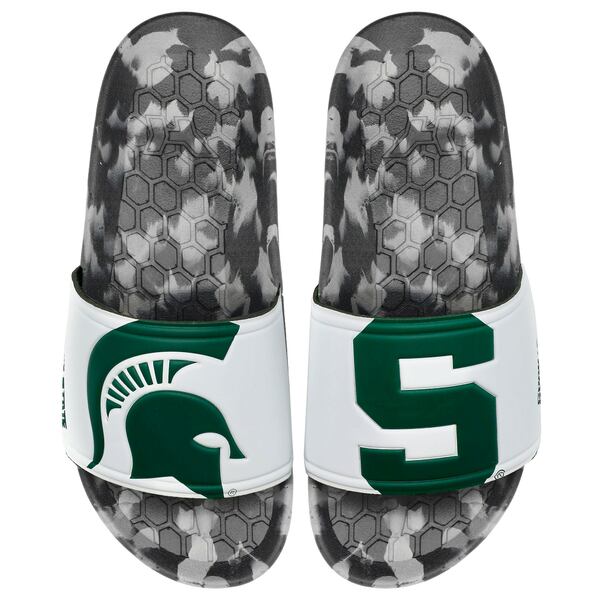 ハイプ メンズ サンダル シューズ Michigan State Spartans Slydr Pro Slide Sandals Green/White