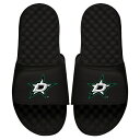 アイスライド メンズ サンダル シューズ Dallas Stars ISlide Primary Logo Slide Sandals Black