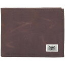 G[OEBO Y z ANZT[ Texas Longhorns Leather Billfold with Concho Brown