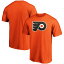 եʥƥ  T ȥåץ Philadelphia Flyers Fanatics Branded Team Primary Logo TShirt Orange