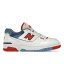 New Balance ˥塼Х  ˡ New Balance 550  US_6.5(24.5cm) White True Red Atlantic Blue