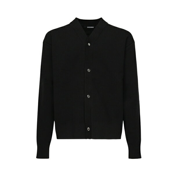 ジャクエムス メンズ ニット&セーター アウター Le Cardigan Double Cardigan Black