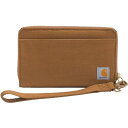 J[n[g fB[X z ANZT[ Carhartt Nylon Duck Lay-Flat Clutch Wallet Carhartt Brown