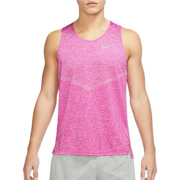 ナイキ メンズ シャツ トップス Nike Men's Dri-FIT Rise 365 Running Tank Top Active Pink
