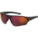 アンダーアーマー メンズ サングラス・アイウェア アクセサリー Under Armour Playmaker Sunglasses Black/Orange