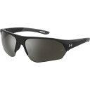 アンダーアーマー メンズ サングラス・アイウェア アクセサリー Under Armour Playmaker Sunglasses Shiny Black/Gray