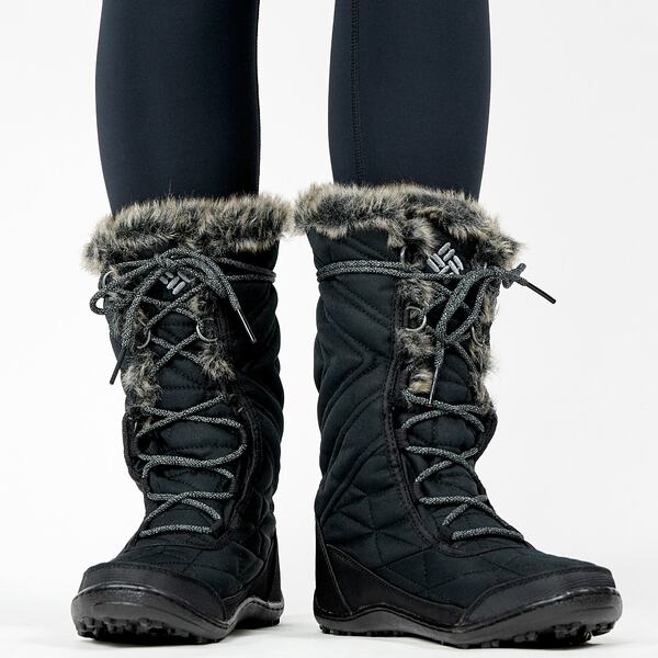 コロンビア レディース ブーツ＆レインブーツ シューズ Columbia Women's Minx Mid III 200g Winter Boots Black/Ti Grey Steel