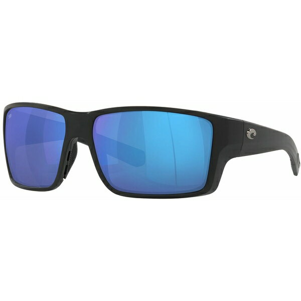 コスタデルマール メンズ サングラス・アイウェア アクセサリー Costa Del Mar Reefton Pro Sunglasses Black/Blue Mirror