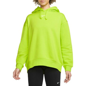 ナイキ レディース パーカー・スウェットシャツ アウター Nike Women's Sportswear Essential Collection Oversized Fleece Hoodie Atomic Green