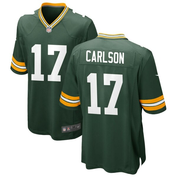 ナイキ メンズ ユニフォーム トップス Green Bay Packers Nike Custom Game Jersey Green