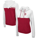 コロシアム レディース ジャケット＆ブルゾン アウター Stanford Cardinal Colosseum Women 039 s Aidan Lightweight HalfZip Hoodie White/Cardinal