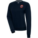 アンティグア レディース パーカー・スウェットシャツ アウター Houston Astros Antigua Women's Cooperstown Victory Crewneck Pullover Sweatshirt Navy