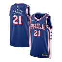 ナイキ メンズ ユニフォーム トップス Joel Embiid Philadelphia 76ers Nike Unisex Swingman Jersey Icon Edition Royal