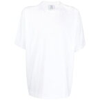 ヴェトモン メンズ Tシャツ トップス ショートスリーブ Tシャツ white