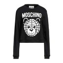 【送料無料】 モスキーノ レディース パーカー・スウェットシャツ アウター Sweatshirts Black