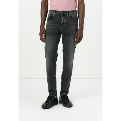 ボス メンズ デニムパンツ ボトムス ONYX - Jeans Tapered Fit - charcoal ボス メンズ デニムパンツ ボトムス ONYX - Jeans Tapered Fit - charcoal