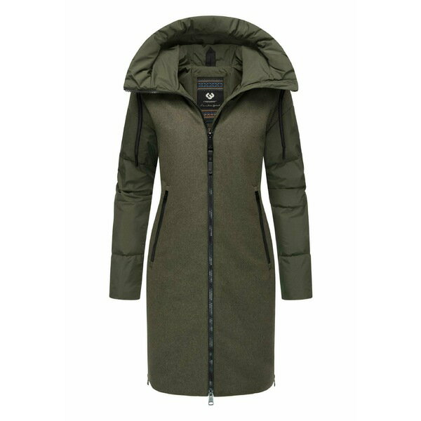 ラグウェア レディース コート アウター JUMANA - Winter coat - dark olive