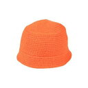 【送料無料】 J.W.アンダーソン メンズ 帽子 アクセサリー Hats Orange