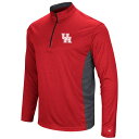 コロシアム メンズ ジャケット＆ブルゾン アウター Houston Cougars Colosseum Audible QuarterZip Windshirt Red