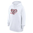 カールバンクス レディース パーカー・スウェットシャツ アウター Ottawa Senators GIII 4Her by Carl Banks Women's Heart Pullover Hoodie White