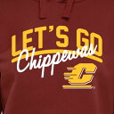 t@ieBNX fB[X p[J[EXEFbgVc AE^[ Cent. Michigan Chippewas Women's Let's Go Pullover Hoodie Maroon