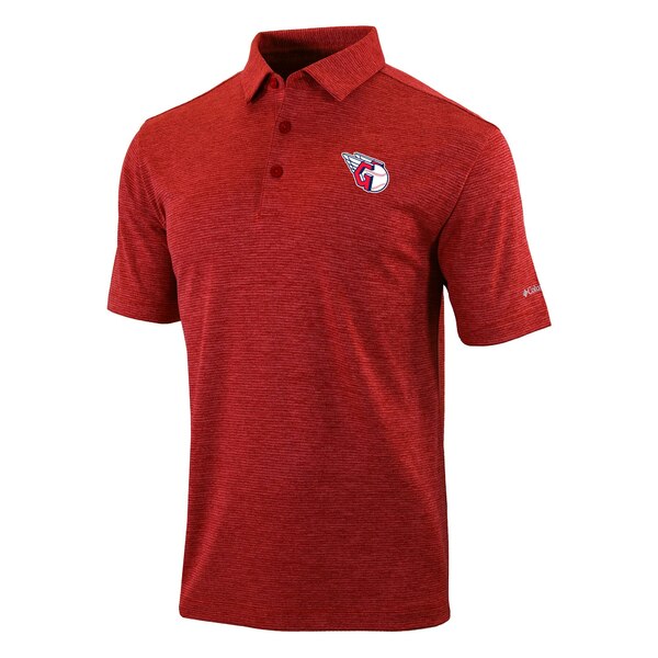 コロンビア ポロシャツ メンズ コロンビア メンズ ポロシャツ トップス Cleveland Guardians Columbia OmniWick Polo Red