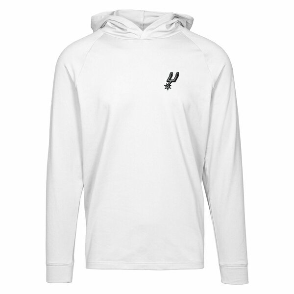 レベルウェア メンズ ジャケット＆ブルゾン アウター San Antonio Spurs Levelwear Dimension Insignia Pullover Hoodie White