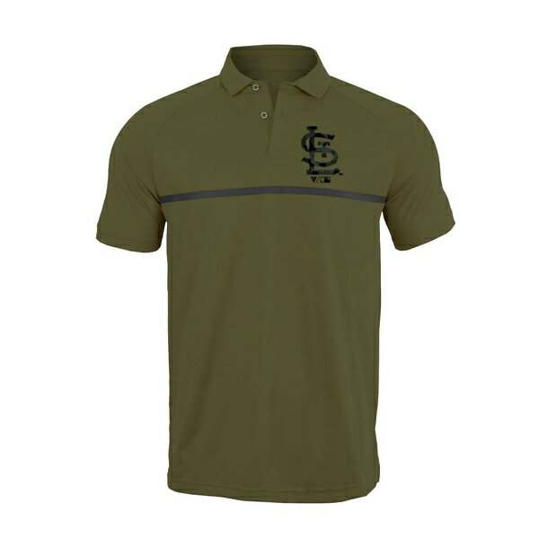 xEFA Y |Vc gbvX St. Louis Cardinals Levelwear Sector Digital Camo Polo Green