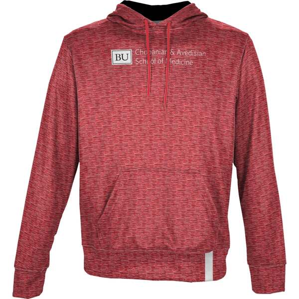 プロスフィア メンズ パーカー・スウェットシャツ アウター Boston University ProSphere Chobanian & Avedisian School of Medicine Pullover Hoodie Red