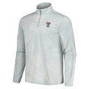 gb~[on} Y WPbgu] AE^[ Texas Tech Red Raiders Tommy Bahama Delray Frond IslandZone HalfZip Jacket Gray