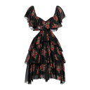 【送料無料】 アニエバイ レディース ワンピース トップス Mini dresses Black