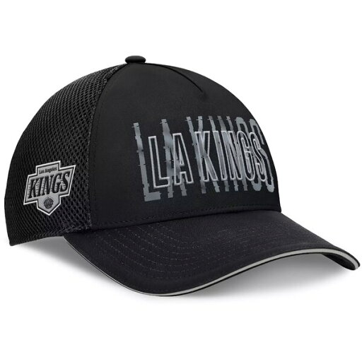 ファナティクス メンズ 帽子 アクセサリー NHL Adult Los Angeles Kings Deke 1 Black Fitted Hat - ファナティクス メンズ 帽子 アクセサリー NHL Adult Los Angeles Kings Deke 1 Black Fitted Hat -