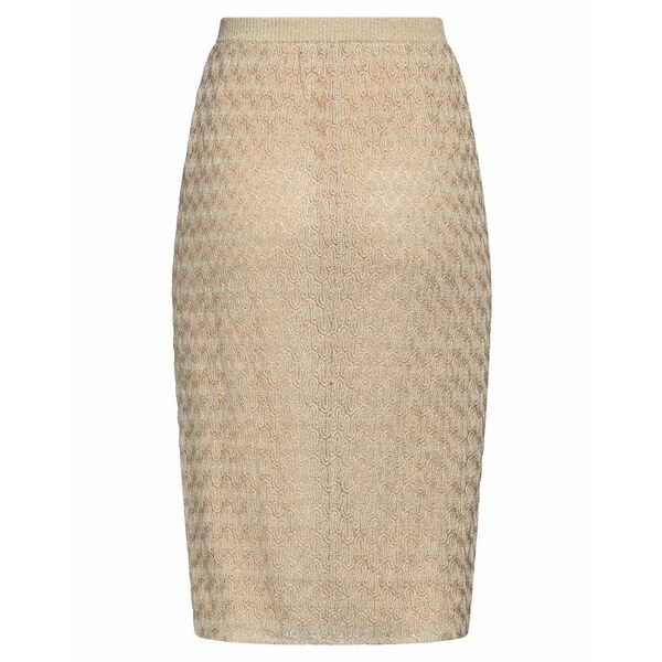 astyの【送料無料】 ミッソーニ レディース スカート ボトムス Midi skirts Gold｜アングル2