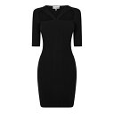 【送料無料】 ガニー レディース ワンピース トップス Knitted Cut Out Dress Black