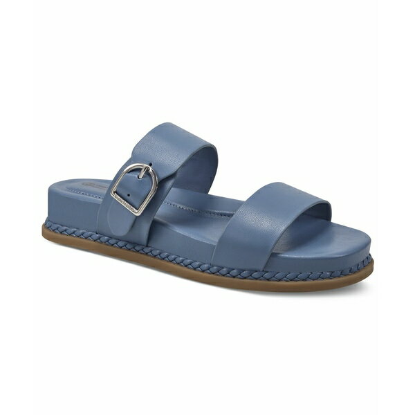 ジャニ ベルニーニ レディース サンダル シューズ Women 039 s Gianaa Memory Foam Double Band Slip On Flat Sandals, Created for Macy 039 s Light Blue