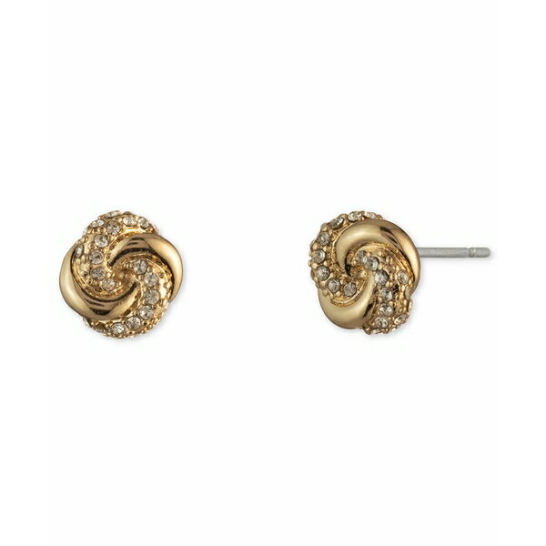 ラルフローレン レディース ピアス＆イヤリング アクセサリー Gold-Tone Pavé Knot Stud Earrings Crystal