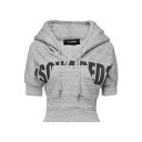 【送料無料】 ディースクエアード レディース パーカー・スウェットシャツ アウター Sweatshirts Grey