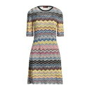 【送料無料】 ミッソーニ レディース ワンピース トップス Mini dresses Yellow