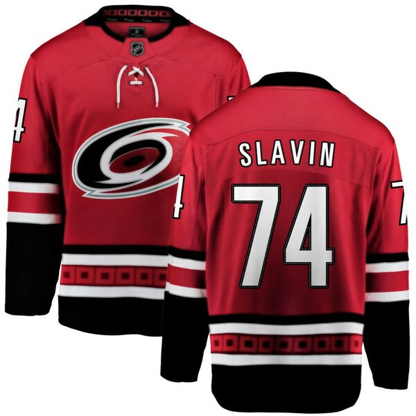 ファナティクス メンズ ユニフォーム トップス Carolina Hurricanes Fanatics Branded Alternate Breakaway Custom Jersey Red