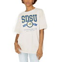 Q[fC fB[X TVc gbvX South Dakota State Jackrabbits Gameday Couture Women's Get Goin' Oversized TShirt White