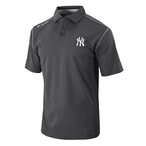 ӥ  ݥ ȥåץ New York Yankees Columbia OmniWick Shotgun Polo Charcoal