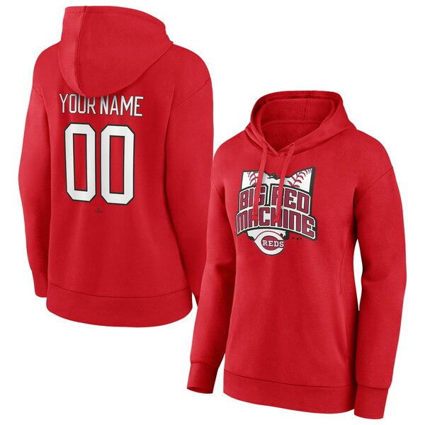 ファナティクス レディース パーカー・スウェットシャツ アウター Cincinnati Reds Fanatics Branded Women's Personalized Hometown Legend Pullover Hoodie Red