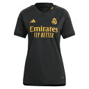 アディダス レディース ユニフォーム トップス Real Madrid adidas Women 039 s 2023/24 Third Replica Custom Jersey Black